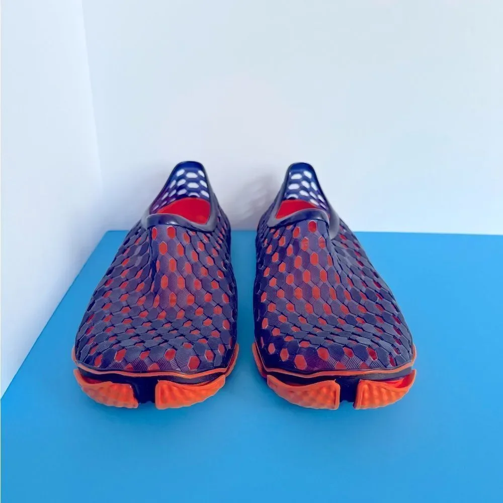 Men's Blue and Orange cool Swim and Beach Shoes
